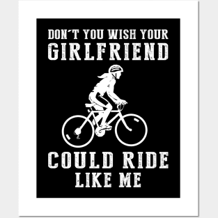 Pedal Power Fun: Don't You Wish Your Girlfriend Could Cycle Like Me? Posters and Art